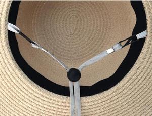 Nuovo stile ricamo con lettere grande cappello di paglia, cappello da spiaggia estivo, cappelli da sole per le vacanze - Product Image 6