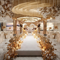 Solution de décoration clé en main pour la conception architecturale intérieure de salles de banquet d'hôtels 5 étoiles