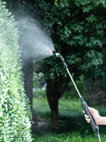 Lance de pulvérisation télescopique électrique portable avec tuyau en plastique de 2 m, 5 m, 10 m pour l'arrosage des jardins, des fermes et des pelouses