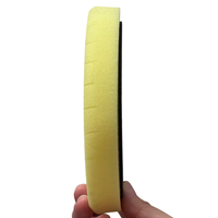 Tampon de polissage en mousse jaune haute performance de 6 pouces, éponge de lustrage pour polisseuse de voiture, application de produits d'agglomération, polissage et cirage
