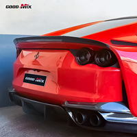Kit carrosserie en fibre de carbone sèche de style OEM, diffuseur arrière, spoiler pour Ferrari 812 Superfast GTS Upgrade