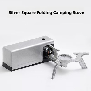 Estufa de Gas Butano Portátil Plegable para Acampar al Aire Libre, Hervir <span class=keywords><strong>Agua</strong></span>, Preparar Té y Cocinar en la Naturaleza - Product Image 3