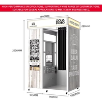 Photomaton de style coréen, borne libre-service, distributeur automatique, tente de fête et kiosque pour le plaisir des selfies