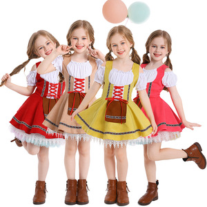 <span class=keywords><strong>Costume</strong></span> di Halloween XJ - Abito per Spettacoli del Festival della Birra Tedesco per Bambini - Gonna Corta Multicolore - Product Image 1