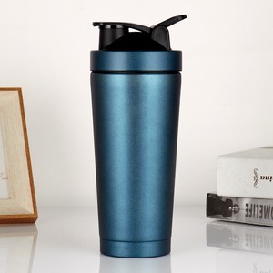 Bouteille de <span class=keywords><strong>shaker</strong></span> sportive écologique FX Factory de 720 ml, anti-fuite, isolée sous vide, en acier inoxydable 18/8, mélangeur de protéines - Product Image 2