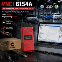 Herramienta de diagnóstico VNCI 6154A VAG ODIS V25.03 Engineering V19.0, escáner para Volkswagen, Audi, Skoda, herramienta de programación y codificación de ECU.