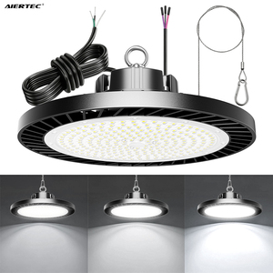 Luminaire suspendu industriel économique 200W, garantie 3 ans, projecteur LED UFO pour usine, entrepôt, plafond d'usine - Product Image 1