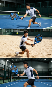 Raqueta <span class=keywords><strong>de</strong></span> Tenis <span class=keywords><strong>de</strong></span> Fibra <span class=keywords><strong>de</strong></span> Carbono, Pala <span class=keywords><strong>de</strong></span> Pádel, Equipo Deportivo para Exteriores con Bolsas para Hombres y Mujeres - Product Image 4