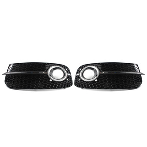 Rejilla Inferior Delantera para Audi Q5, Rejillas de Panal para Faros Antiniebla, 2013-2016, ABS Negro, Estilo Deportivo - Product Image 1
