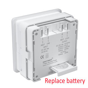 Minuteur numérique intelligent programmable 7 jours TM628SH AC 220V, relais de contrôle électronique industriel, grand écran LCD, 10A, 15 groupes - Product Image 3