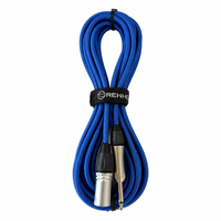 Câble de microphone XLR mâle-femelle OEM RH-X063 avec blindage spiralé, gaine en PVC, conducteur en cuivre sans oxygène