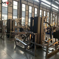 Una Máquina con 14 Usos: un Equipo de Fitness Multifuncional para Entrenamiento de Fuerza de Cuerpo Completo, Adecuado para Gimnasios Comerciales.