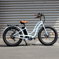 Cruiser 48V 350W 500W vélo électrique à gros pneus 26 pouces X 4.0 pouces 7 vitesses 35 Km/H Ebike pour femmes hommes