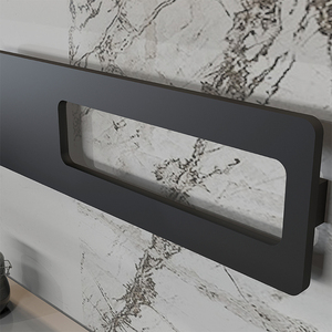 SANIPRO OEM/ODM Service Moderne Noir Douche <span class=keywords><strong>Radiateur</strong></span> <span class=keywords><strong>Sèche</strong></span> Salle De Bains Graphène Chauffage Rails Électrique Chauffe-<span class=keywords><strong>Serviettes</strong></span> Rack - Product Image 2