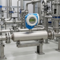 Medidor de Flujo Másico Coriolis Original Endress+Hauser 80E25, Sensor de Flujo de Alta Precisión para Medición Industrial de Líquidos, Gases y Vapor