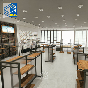 Espositore Boutique scaffalature <span class=keywords><strong>per</strong></span> Gondola forniture negozio di abbigliamento Display mobili a parete espositore <span class=keywords><strong>per</strong></span> negozio di abbigliamento - Product Image 3