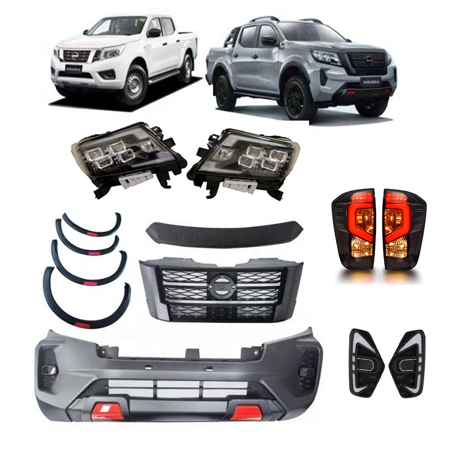 Полностью усовершенствованный и модифицированный передний корпус Facelift, Комплект переднего бампера для Navara NP300 от 2016 до 2021, новинка
