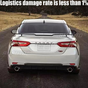 สปอยเลอร์หลังรถยนต์ Toyota Camry Corolla คุณภาพสูง วัสดุ ABS สีรองพื้น สไตล์ TRD ปี 2018 2019 - Product Image 2