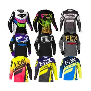 Custom Printing Motocross Jersey Off Road Scooter Quick Dry Men Motorcycle Auto Racing Wear