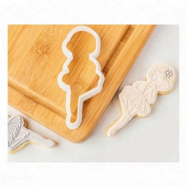 Máy Cắt Khuôn Bánh Quy Thép Không Gỉ Bánh 3D Nướng Công Cụ Tự Làm Thiết Lập Khuôn Nhựa Bakeware Vòng Kẹo Thư Cookie Khuôn