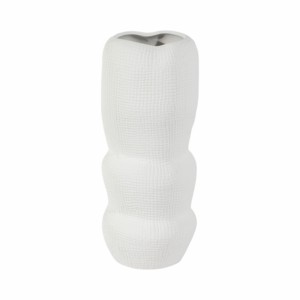 Vaso Decorativo con Texture a Nido d'Ape, Vaso Moderno in Ceramica per Fiori, per Soggiorno, Camera da Letto, Ufficio, Arredamento Casa - Product Image 1