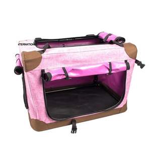 Jaula Plegable para Perros, Transportín para Mascotas, Cama de Viaje Suave y Grande para Interiores y Exteriores, Suministro de Fábrica - Product Image 4