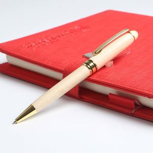 Signature Beech Wood <b>Box</b> Set Eco-friendly Creative Ballpoint <b>Pen</b> Engraving Event Commemorative Gift - Product Image 5
