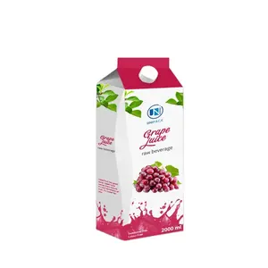 Unipack New Arrival High-End Customized Wholesale Juice Packaging Gable Top paper carton