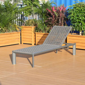 Housse <span class=keywords><strong>de</strong></span> chaise longue <span class=keywords><strong>de</strong></span> piscine en corde tressée faite à la main, durable, moderne et luxueuse pour hôtel, chaise longue <span class=keywords><strong>de</strong></span> plage, canapé-lit tissé - Product Image 6