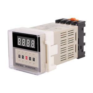 Relay waktu SPDT delay DH48S-2Z, dengan soket seri DH48S <span class=keywords><strong>timer</strong></span> delay dengan basis AC 220V 110V AC/DC 24V 12V - Product Image 1