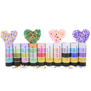 Cannone <span class=keywords><strong>Sparacoriandoli</strong></span> Personalizzabile per Compleanni, Matrimoni, Capodanno, in Carta con Lamina <span class=keywords><strong>Argento</strong></span>, Oro e Oro Rosa, Mini <span class=keywords><strong>Sparacoriandoli</strong></span> Portatile Usa e Getta - Product Image 6