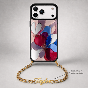 Custodia Magnetica Personalizzata a Specchio per Telefono con Catena in Acciaio Inossidabile, Logo in Metallo a Taglio Piatto, Cover di Lusso OEM ODM per <span class=keywords><strong>iPhone</strong></span> 18 <span class=keywords><strong>Pro</strong></span> Max 16 - Product Image 2