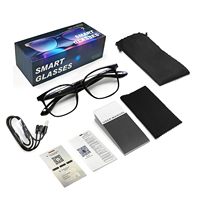 Lunettes Intelligentes de Traduction IA F62, Lunettes Audio Intelligentes à Commande Tactile, Traduction Vocale en Temps Réel, Appel Musical BTE5.4