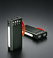 Batterie externe portable LGC A20000mAh PD 22.5W à charge rapide en ABS avec protection multi-couches, quatre câbles, entrée/sortie Type-C, suspendable