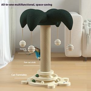 قط ، مع خشبي ، وسيزال قوي ، عجلة نشاط القط ، تمرين اللعب - Product Image 4