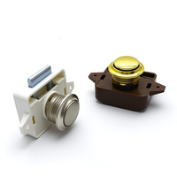 Serrure de tiroir dissimulée sans trou Tuoxin A02, serrure invisible universelle pour camping-car, serrure à bouton pour armoire, serrure de panneau
