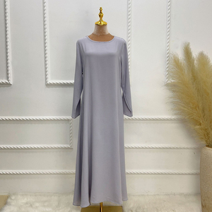 Ramadan Eid abito da preghiera tinta unita abito Hijab turco abito Abaya musulmano Dubai abbigliamento islamico sciolto <span class=keywords><strong>abiti</strong></span> modesti da donna - Product Image 4
