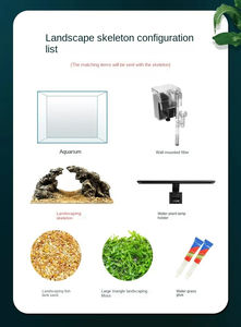 Une belle roche bicolore rouge et noire pour l'aménagement paysager des aquariums - Product Image 6