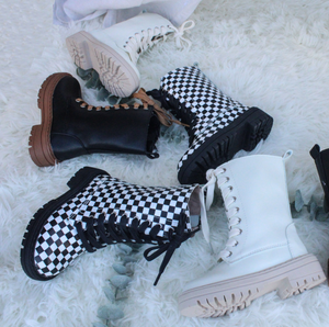 Bottes en cuir noires de luxe pour enfants, style western, vente en gros, chaussures décontractées pour bébés filles et garçons, de créateurs - Product Image 4