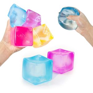 Jouets anti-stress Nice Cube, cube sensoriel à remontée lente pour soulager l'anxiété et le stress, haute densité, balles à presser Squishies Ice - Product Image 4