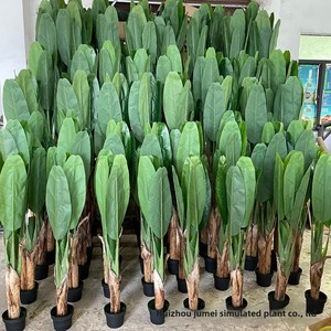 Cây chuối nhân tạo trong nhà/ngoài trời, chất liệu lụa và nhựa cao cấp, trồng chậu, xuất xưởng trực tiếp - Product Image 4