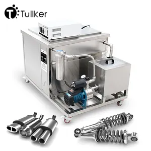 Tullker 61L industrie nettoyeur à ultrasons 40L 50L 60L rouille carbone enlever PCB métal outil voiture bloc moteur pièces en acier inoxydable