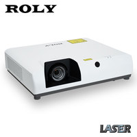 Projecteur laser pour musée ROLY 6500 lumens WUXGA 1920x1200 3LCD avec déplacement de l'objectif, projecteur de cartographie de bâtiment extérieur RL-E6U