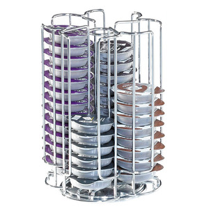 Support de <span class=keywords><strong>rangement</strong></span> rotatif en métal chromé pour 52 capsules de café <span class=keywords><strong>Tassimo</strong></span>, idéal pour la cuisine - Vente en gros - Product Image 3