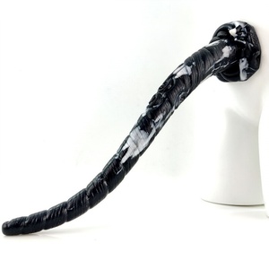 FAAK 46*5cm Long <span class=keywords><strong>Butt</strong></span> <span class=keywords><strong>Plug</strong></span> Unicorn Fantasy Dildo Soft Silicon Anal <span class=keywords><strong>Plug</strong></span> Sex Products With Suction Cup for Men and Women - Product Image 2