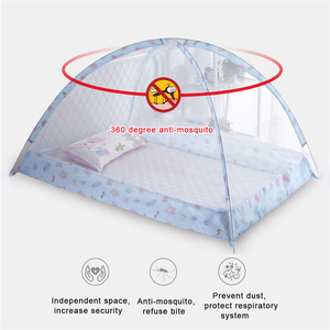 Moustiquaire de lit bébé instantanée en mousseline, occultante, pour voyage, pour nouveau-né, pour poussette et berceau - Product Image 4