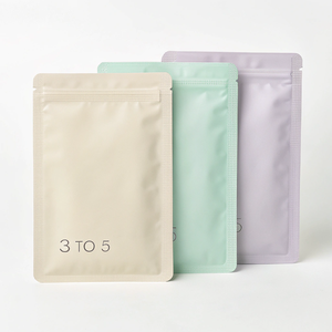 Bán Buôn Ba Bên Con Dấu Độ Ẩm Bền Bằng Chứng Nhôm Lá Mỏng Dây Kéo Cấp Thực Phẩm Đóng Gói Túi Với Tùy Chỉnh In Ấn Cho Mặt Nạ - Product Image 2