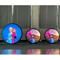 Écran LED rond pour affichage dynamique de logo vidéo en magasin, signalétique publicitaire intérieure et extérieure, écran circulaire LED
