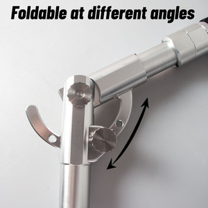 Extremo de caña de pescar con tornillo ajustable para pesca en el mar y en barco, uso en exteriores, acero inoxidable, 59 cm - Product Image 3
