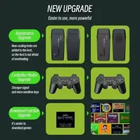 Nouvelle Console M8 2025 - Manette de Jeu Sans Fil Double 2.4G 4K pour Sortie Vidéo, 15 Émulateurs Classiques pour Consoles FC GB GBC TV, 64 Go